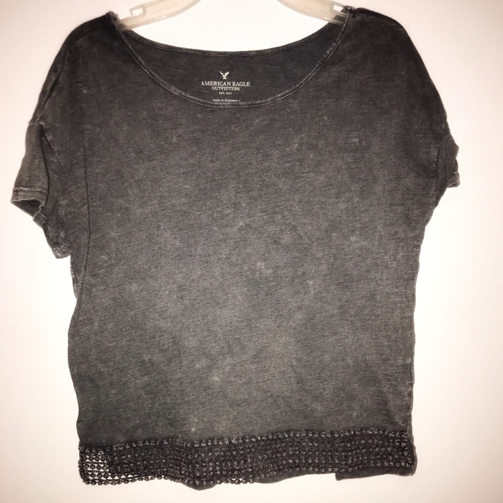 Faded-look American Eagle top
